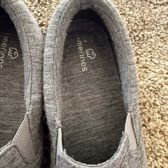 Merinos Women's Grey Merino‎ Wool Slip-On Shoes Size 12 Comfort Winter - Picture 2 of 8